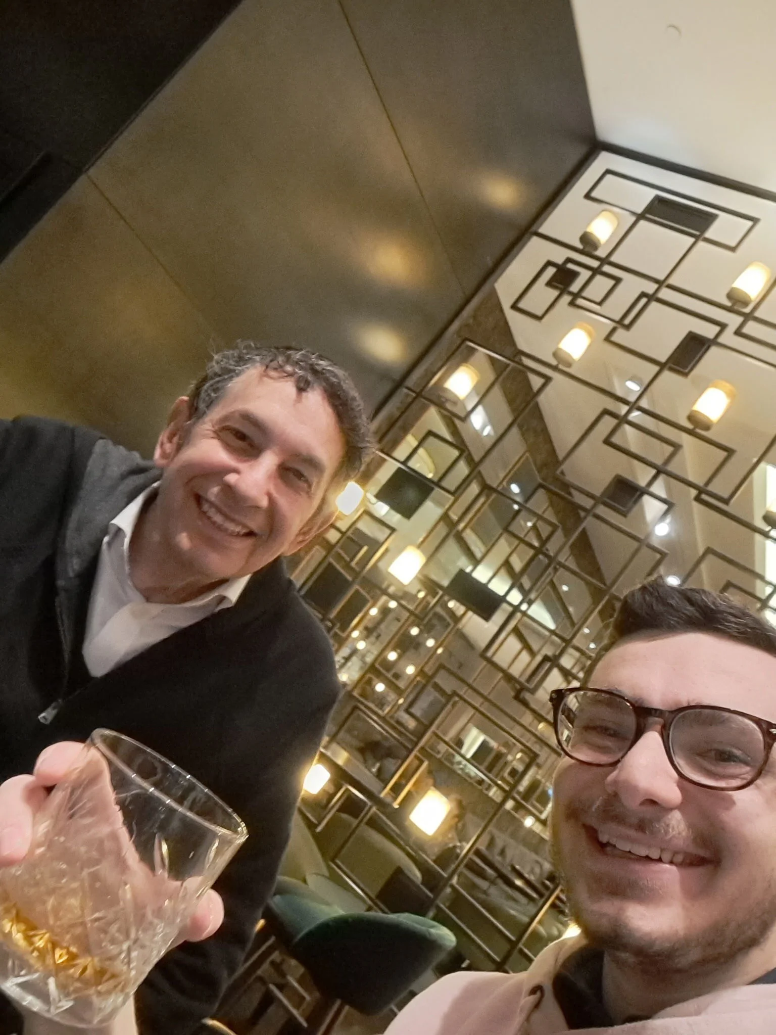 Shalom reconnected with Ronald Malavsky during a chance meeting in Israel.