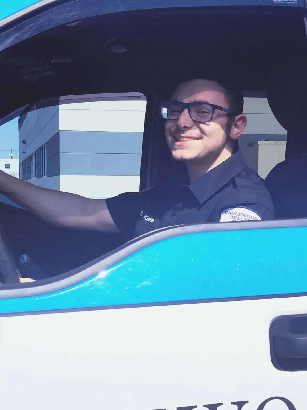 After leaving his job at the auto repair shop, Shalom Korn began working as an Emergency Medical Technician for five ambulance companies.